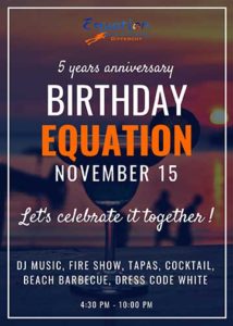 Equation 5 ans anniversaire centre plongée aux Philippines
